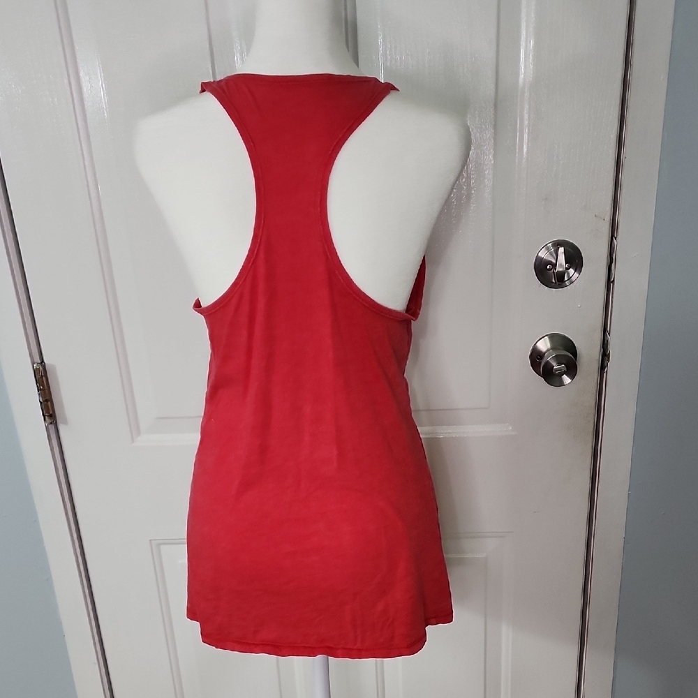 5th & Ocean Red Cincinnati Reds Women's Tank Top - Picture 5 of 6